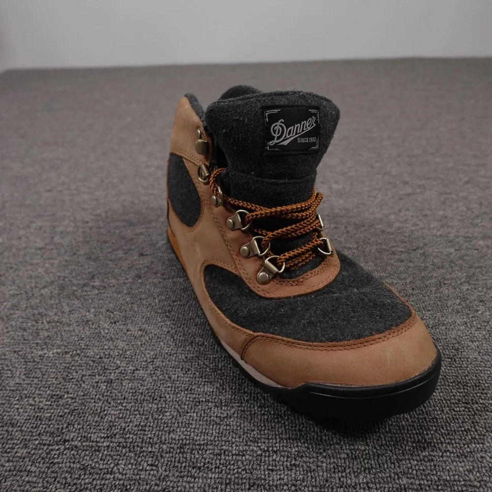 Danner Boots Mens Size 10 D Brown Jag Wool Elk Waterproof Hiking Winter 32226 - Picture 9 of 13